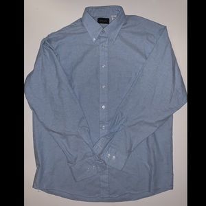 Vintage Edwards Blue Button Up Size Large 34/35